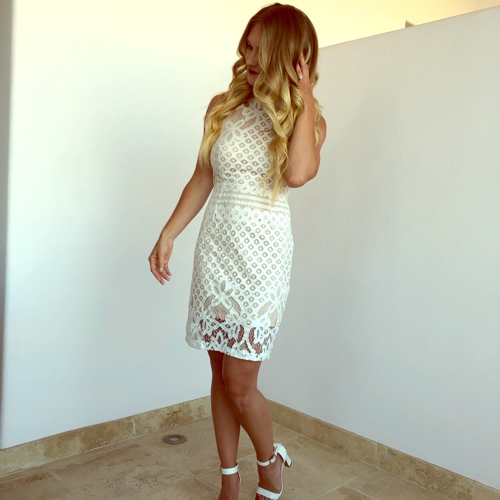 White Lace Dress